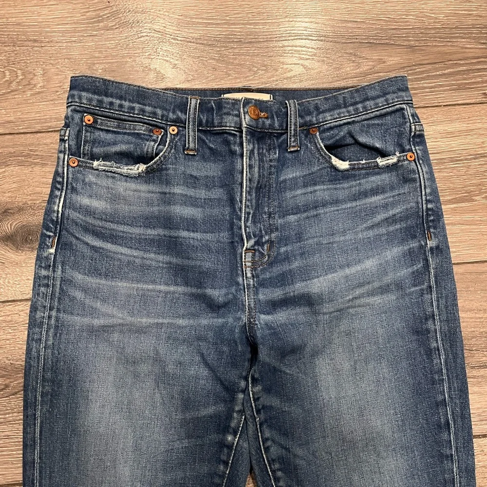 Madewell Hi Rise Slim Boy Jean sz 28 - Picture 6 of 7